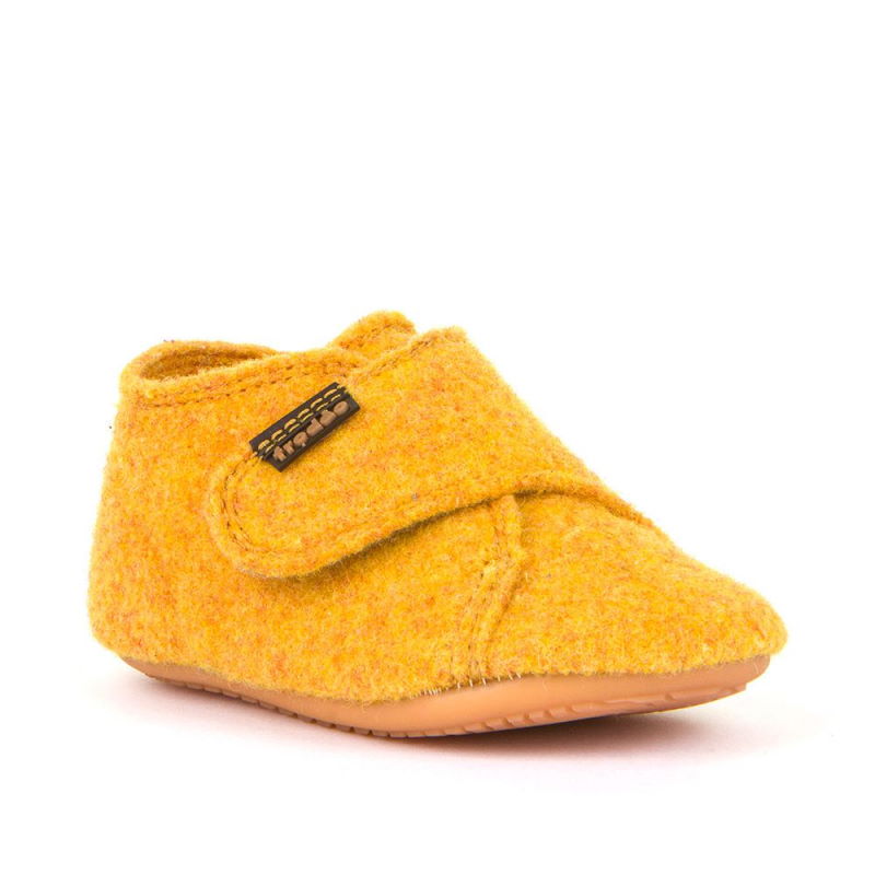 G1170002-4 Chaussons laine Prewalkers Froddo jaune (1)