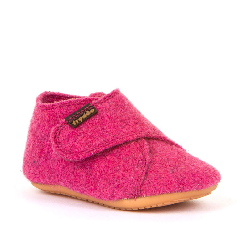 G1170002-5 Chaussons laine Prewalkers Froddo Rose (1)