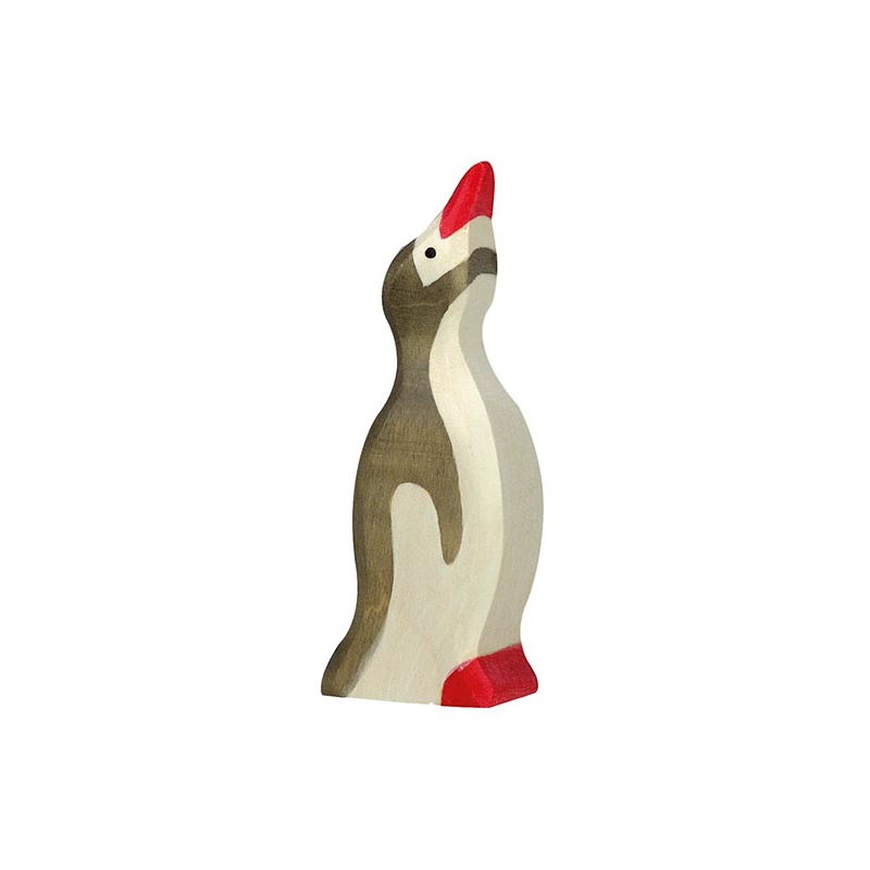 Pingouin, Petit, tête haute – Holztiger – Têtard et Nénuphar