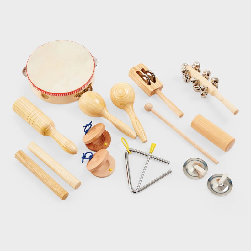 Set de 10 instruments de percussion – Tickit – Têtard et Nénuphar