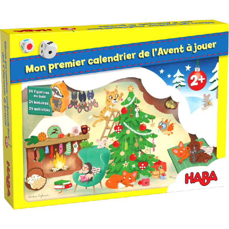 Mon premier calendrier de l’Avent à jouer – Noël chez la famille Ours – Haba – Têtard et Nénuphar