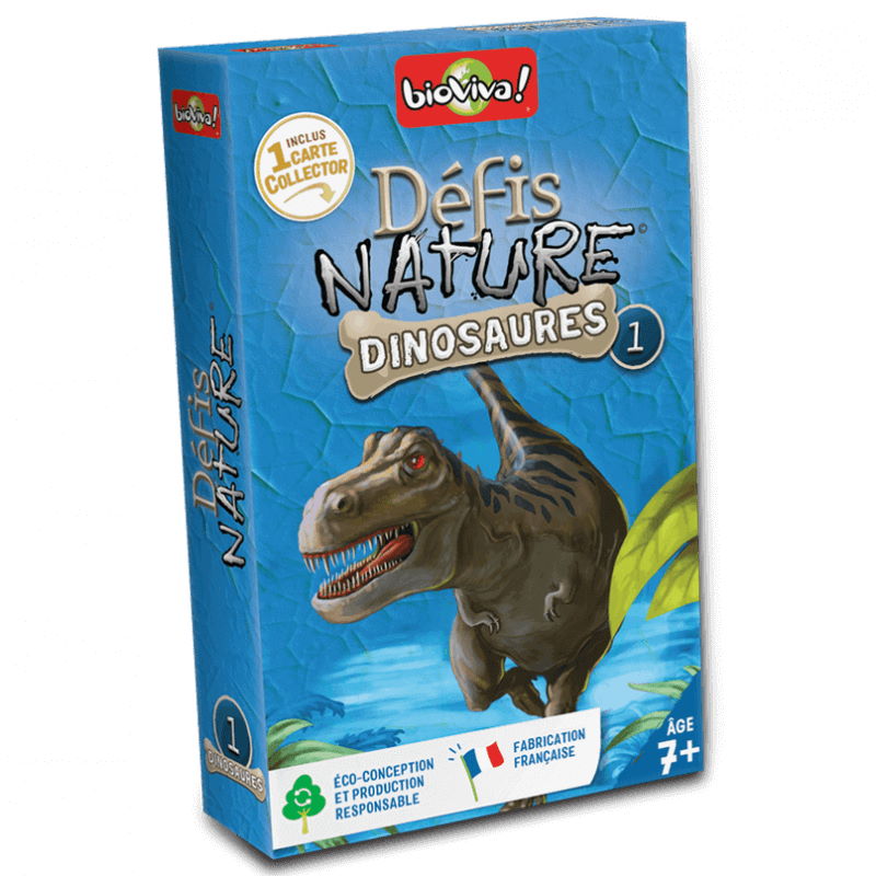 Défis Nature – Dinosaures 1 Bleu – Bioviva – Têtard et Nénuphar
