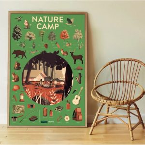 Poster_Stickers_Le_camping_Nature_Poppik