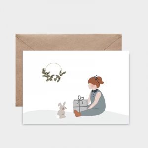 Carte_postale_Le_cadeau_du_lapin_Atelier_Oranger