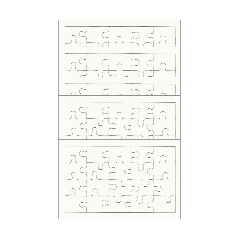 Petit Puzzle Blanc – Marc Vidal – Têtard et Nénuphar