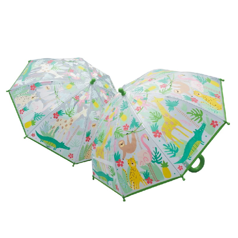 Parapluie couleurs changeantes – Jungle – Floss & Rock-tetard-et-nenuphar