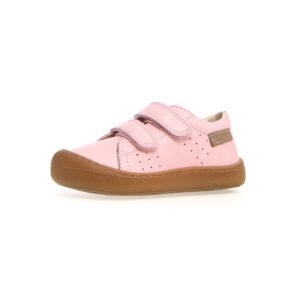 Chaussures enfants Barefoot velcros Bira Naturino coloris rose