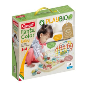 Fantacolor Baby Playbio 28 pièces de la marque Quercetti disponible chez Têtard et Nénuphar