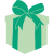 Jeux-et-jouets-occasion-tetard-et-nenuphar pictogramme cadeau de noël vert